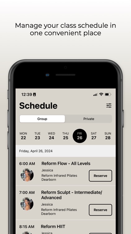 Reform Infrared Pilates. screenshot-3