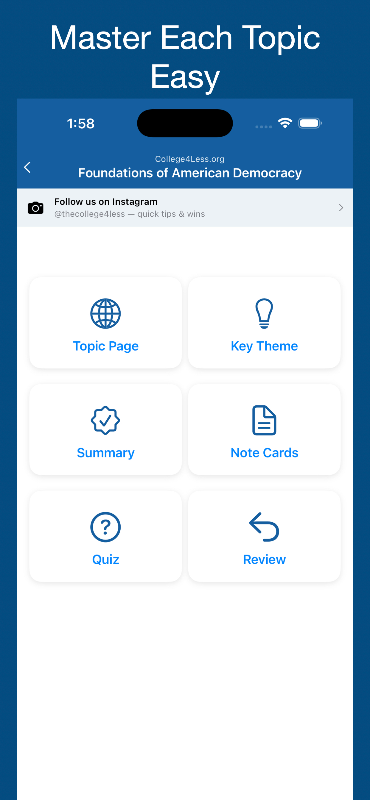 College4Less:Government screenshot 3