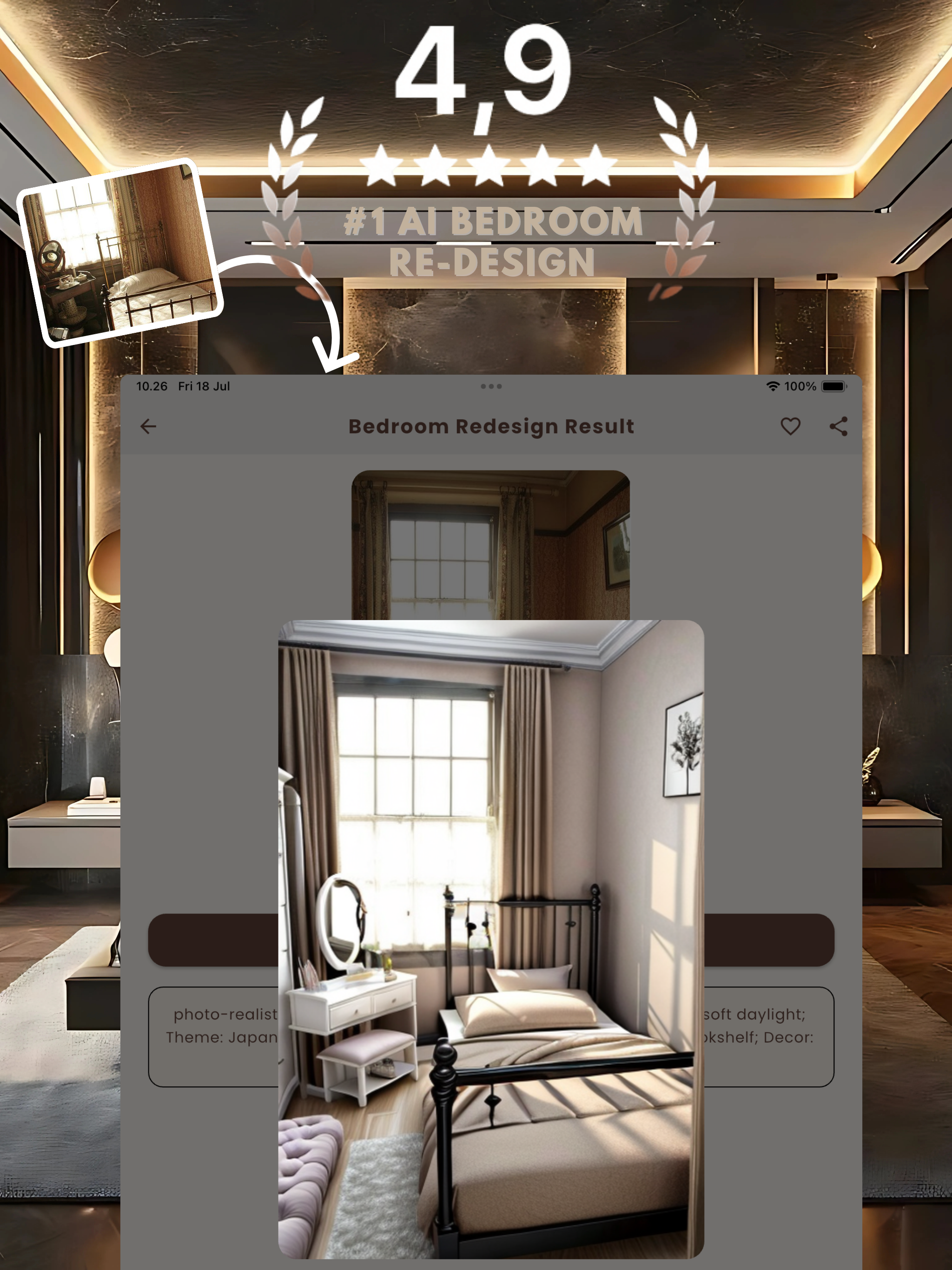 AI Bedroom : Room Decorations
