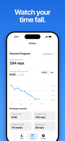 Suta: 100 Pushups Challenge Screenshot 3 of 6