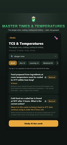 Food Handler Card & ServSafe Screenshot 5 of 8