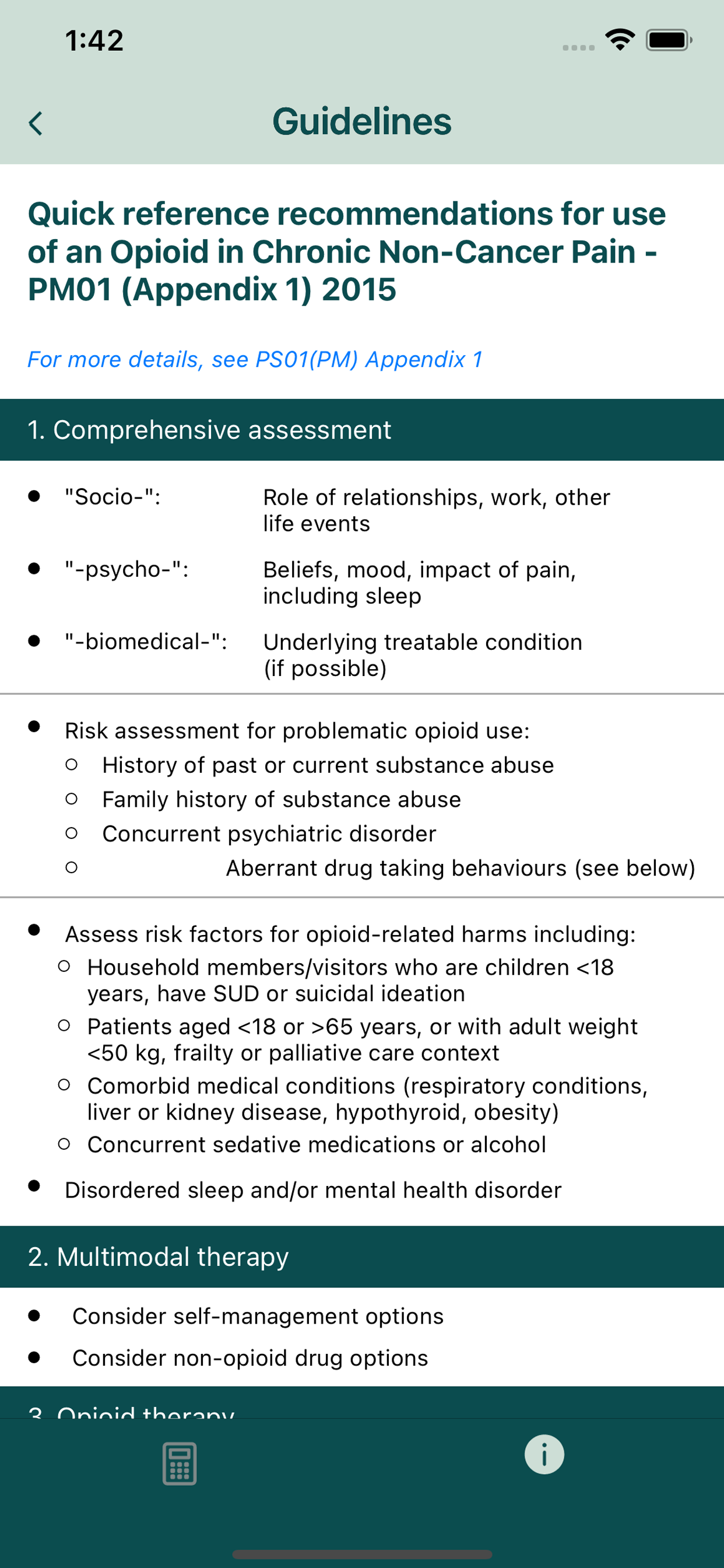 Opioid Calculator