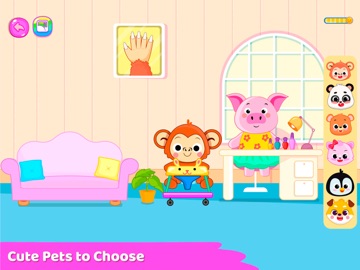 Pet Nail Salon Games for Kids iPad screenshot