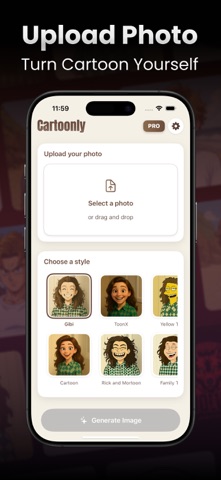 AI Cartoon Avatar: Cartoonly screenshot