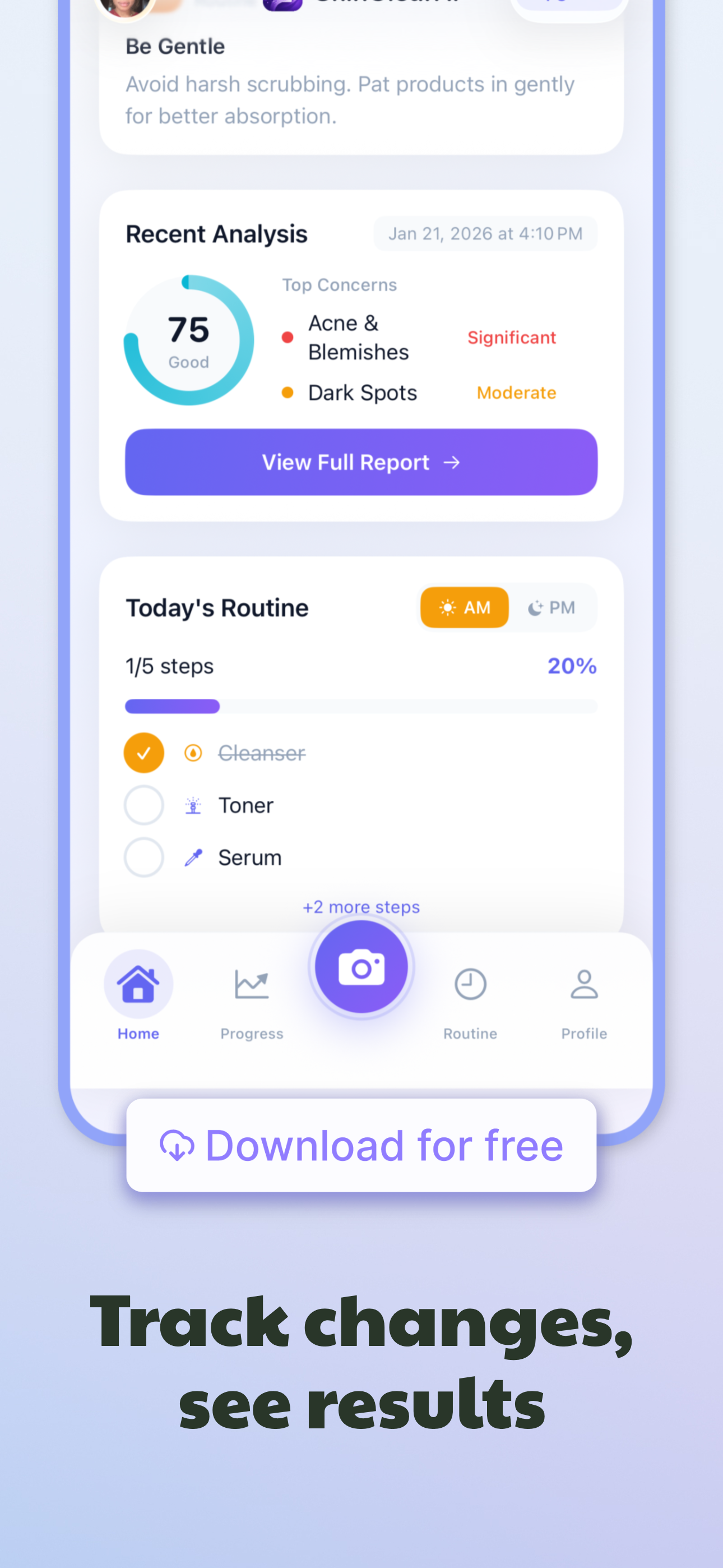 SkinClearAI - Skin Analysis