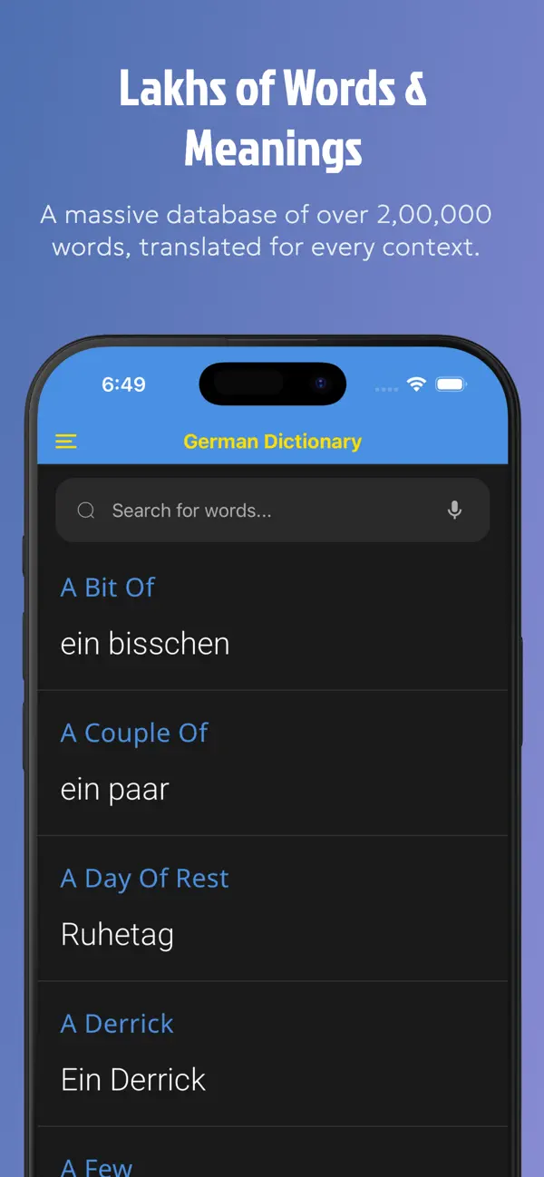 #3. German Dictionary: Translate + (iOS) โดย: Paras Borad