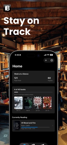 Bibliostats: Reading Tracker Screenshot 1 of 5