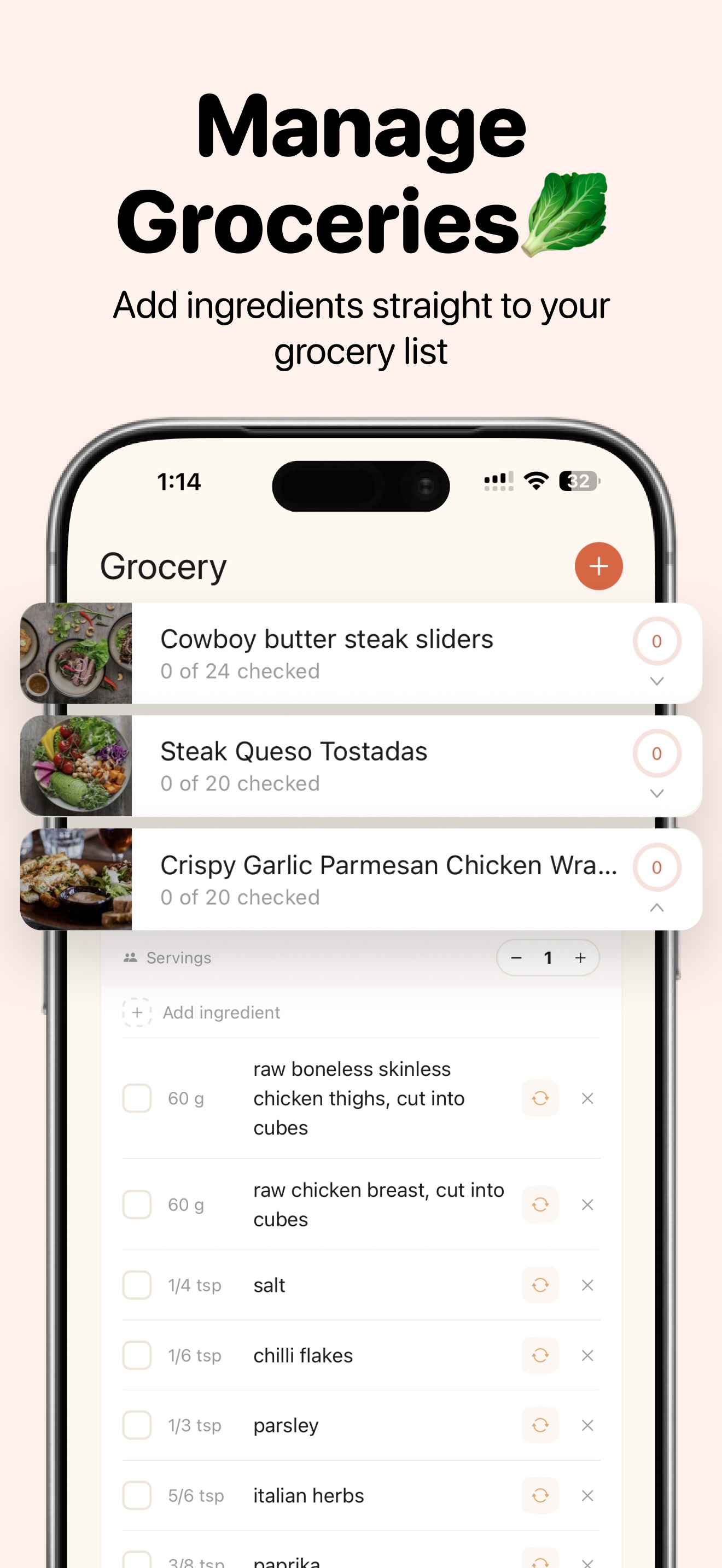 Flip - Recipe Personalizer