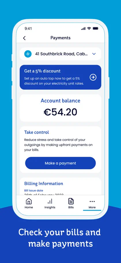 Screenshot 4 di 6 di Electric Ireland
