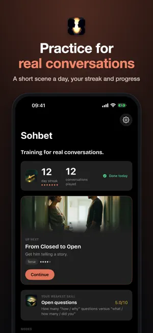 Sohbet: Social Skills Practice screenshot 1