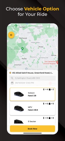 Hunts Taxis screenshot