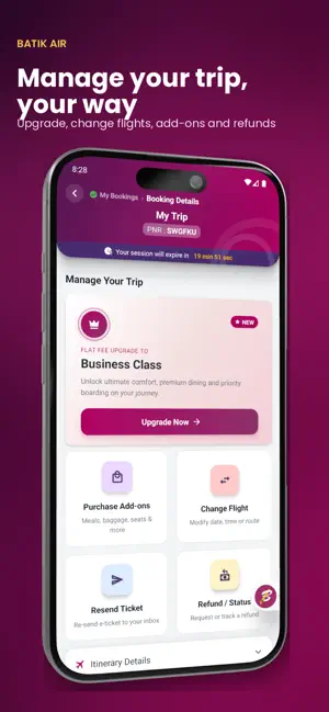 Batik Air iPhone screenshot 3