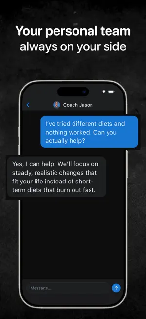 MessageFit: AI Nutrition Coach screenshot 1