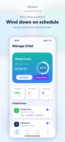 ScreenHush- Focus & Sleep Screenshot 1 of 3