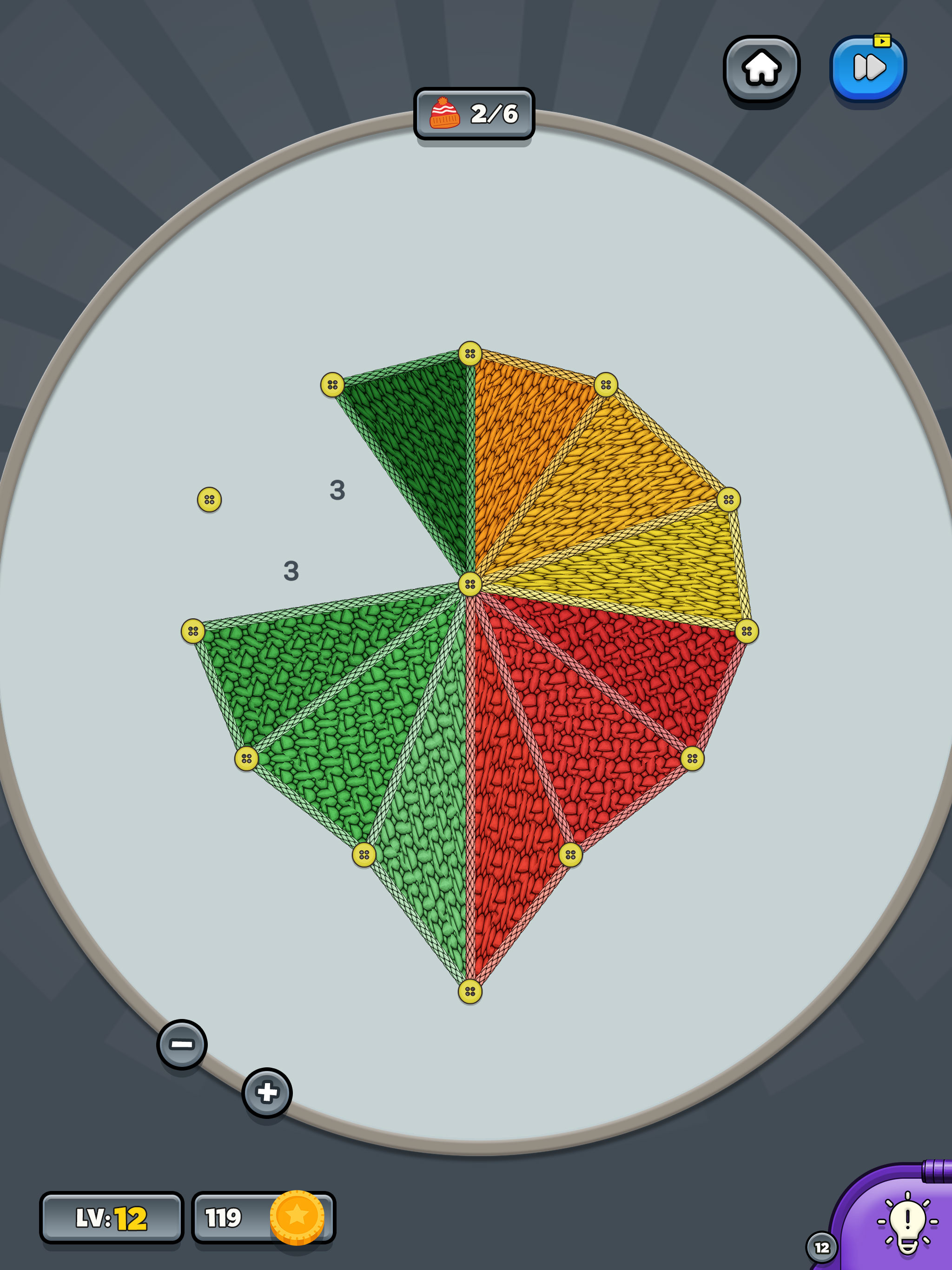 Cozy Thread Dots Puzzle Game
