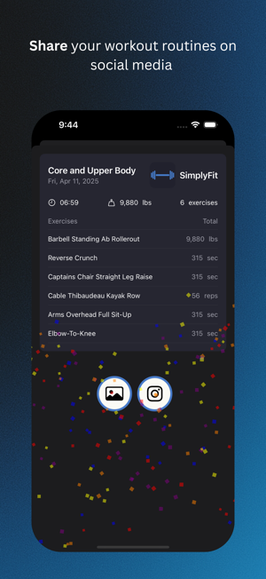 ‎SimplyFit: Health and Fitness Screenshot