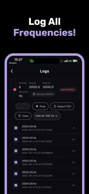 Frequency Detector Analyzer screenshot 3