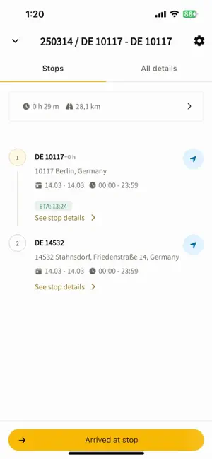 IMPARGO DriverApp screenshot 3