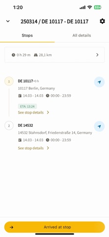IMPARGO DriverApp Screenshot 3 of 6