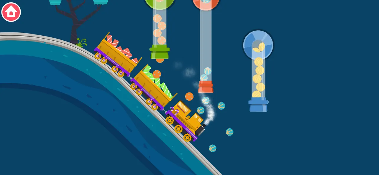 Screenshot #1 pour Jeux Conduite de Train Enfants