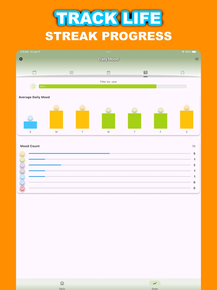 Daily Mood Tracker Journal