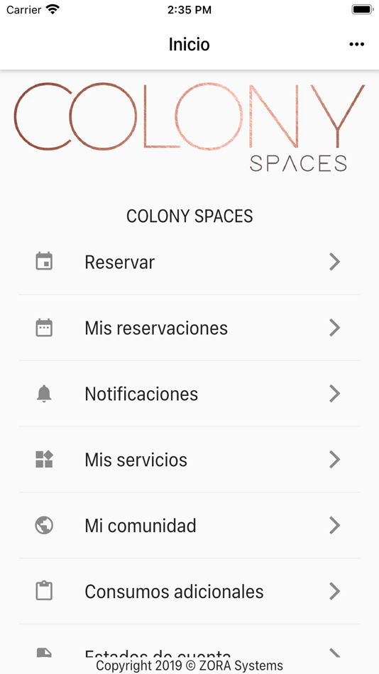 #2. COLONY SPACES (iOS) 由: ZORA SYSTEMS, S. A. DE C. V.