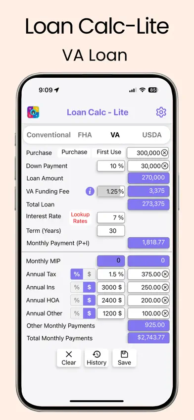 Loan Calc-Lite screenshot 4