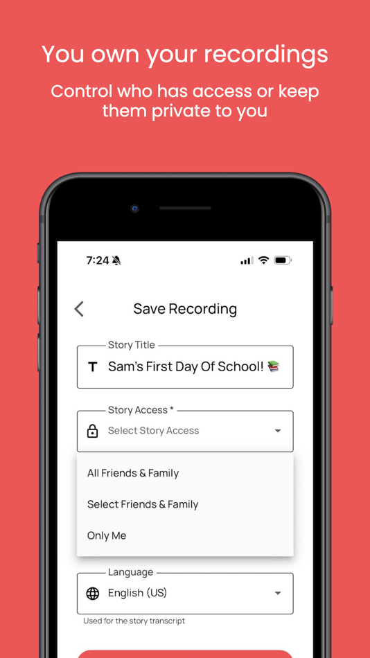 #2. Leaf - Audio Memory App (iOS) 由: True Gift LLC