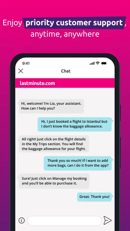 lastminute.com - Voyage et vol screenshot 5 of 7