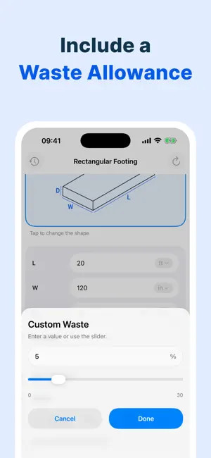 Concrete Calculator - Calc screenshot 2