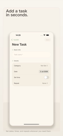 TaskBit: Gamified To-Do List screenshot