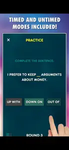 Phrasal Verbs Grammar Test screenshot #3 for iPhone