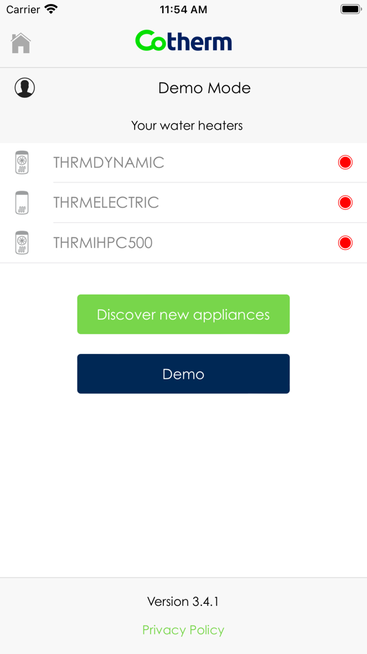 #1. Cotherm WiFi (iOS) Podle: Linkio