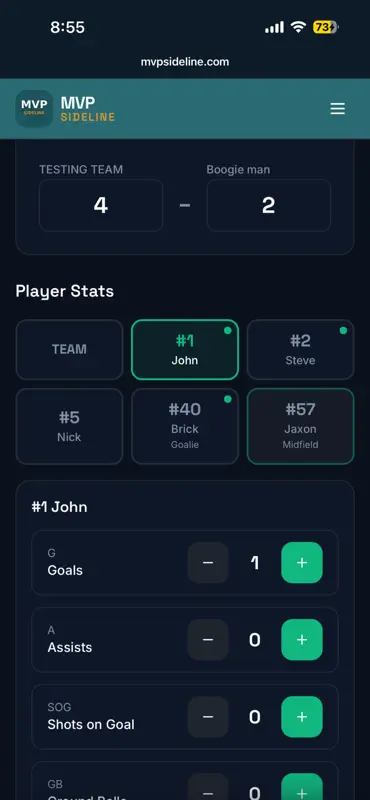 MVP Sideline screenshot 2 of 5