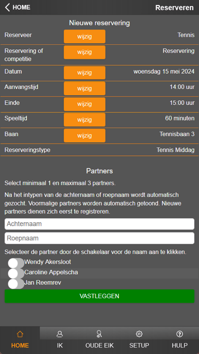 Tennis & Padelpark De Oude Eik Screenshot