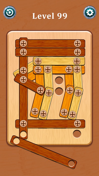 Nuts and Bolts : wood puzzle Screenshot