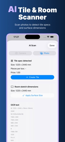 TileFit: Tile Layout Planner iPhone screenshot