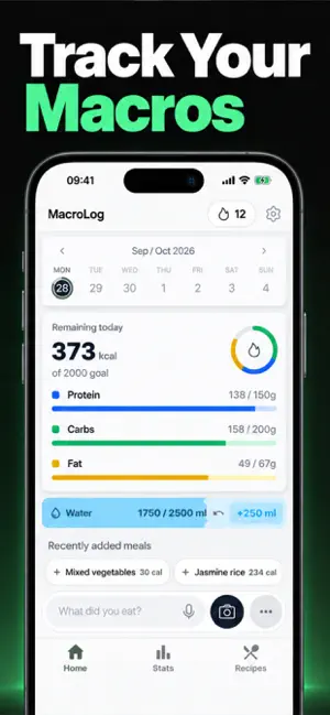 MacroLog: Calorie Tracker screenshot 3