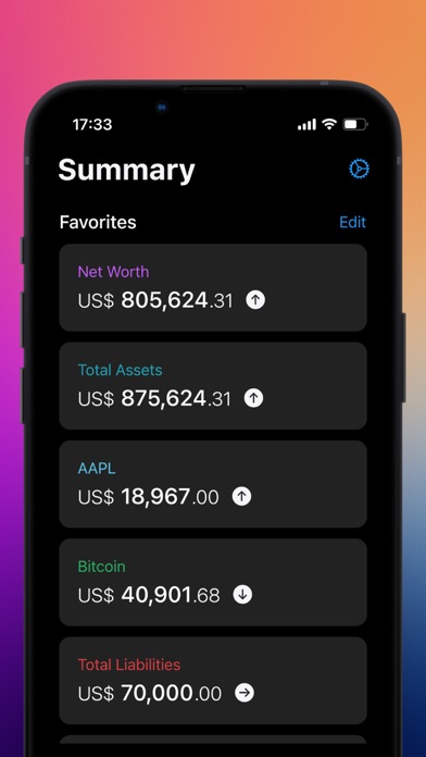 Portfolio & Net Worth - Sumio