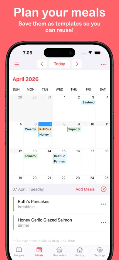 MealBoard - Meal Planner screenshot 1