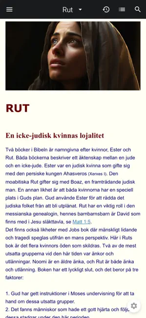 Svenska Kärnbibeln iPhone screenshot 1