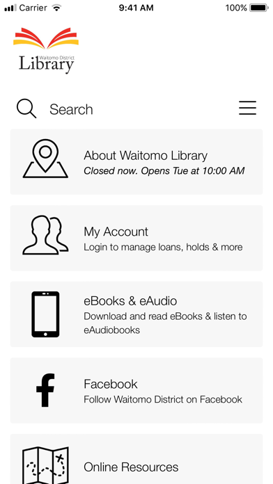 Screenshot #1 pour Waitomo District Library