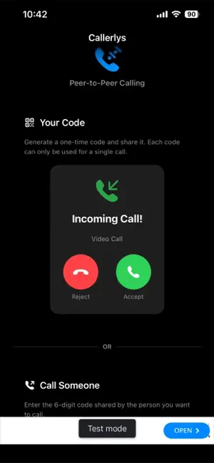 OneCall: Private P2P Video screenshot 1