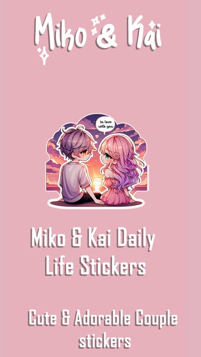 Miko and Kai, Love Stickers Screenshot