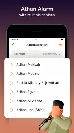 Prayer Times & Athan Qibla App iPhone image 2