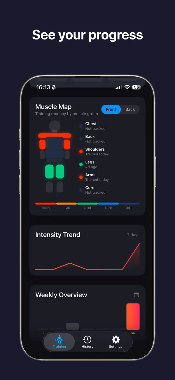 Muscle Gym Diary Screenshot 5