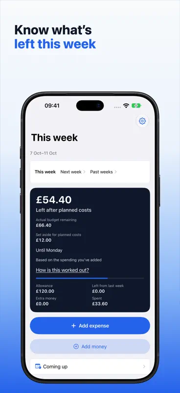 Uni Weekly Budget Tracker screenshot 1 of 6