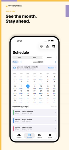 Tutor Planner: Lessons & Bills Screenshot 4 of 6