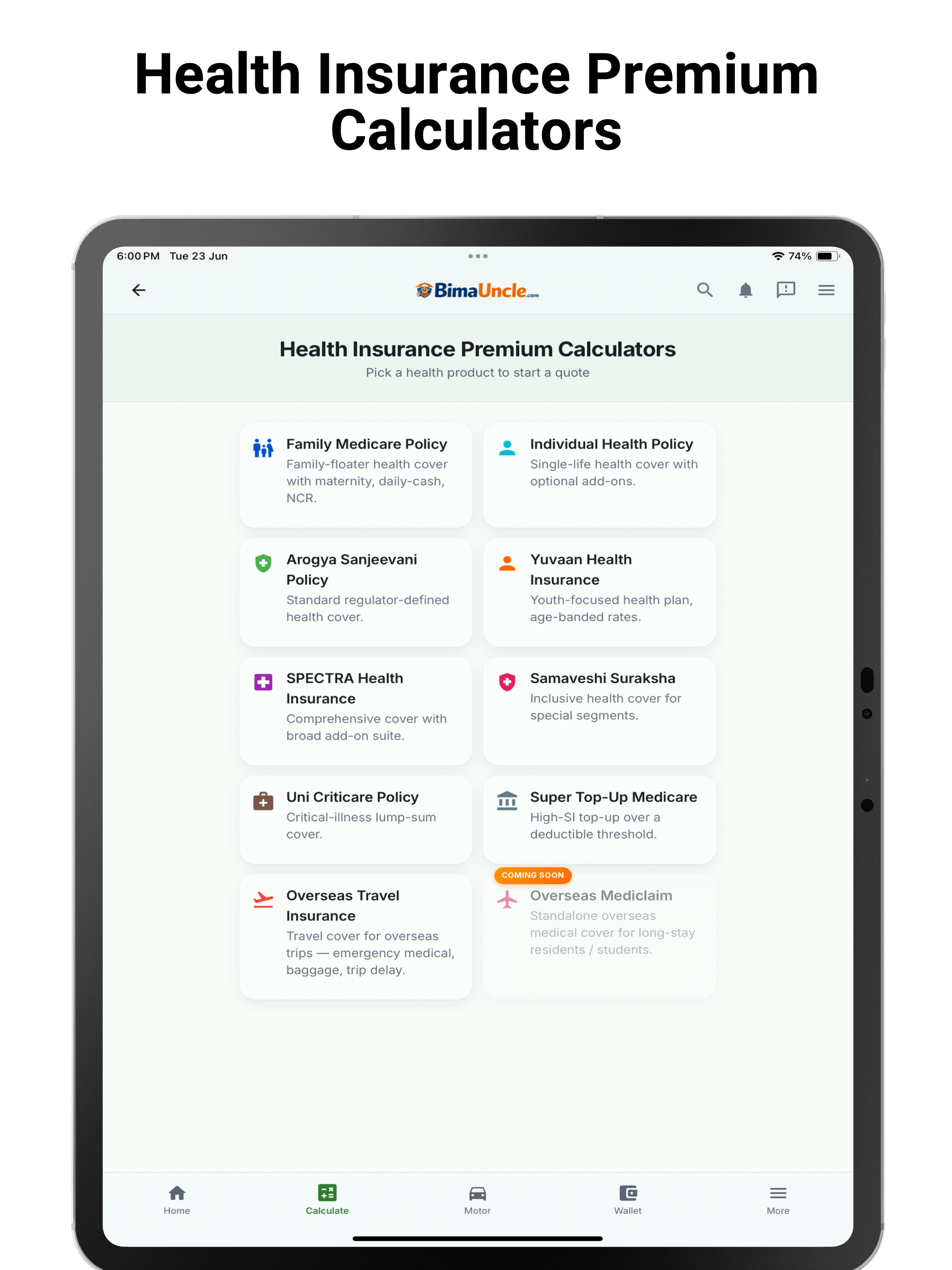 BimaUncle: Premium Calculator screenshot 15