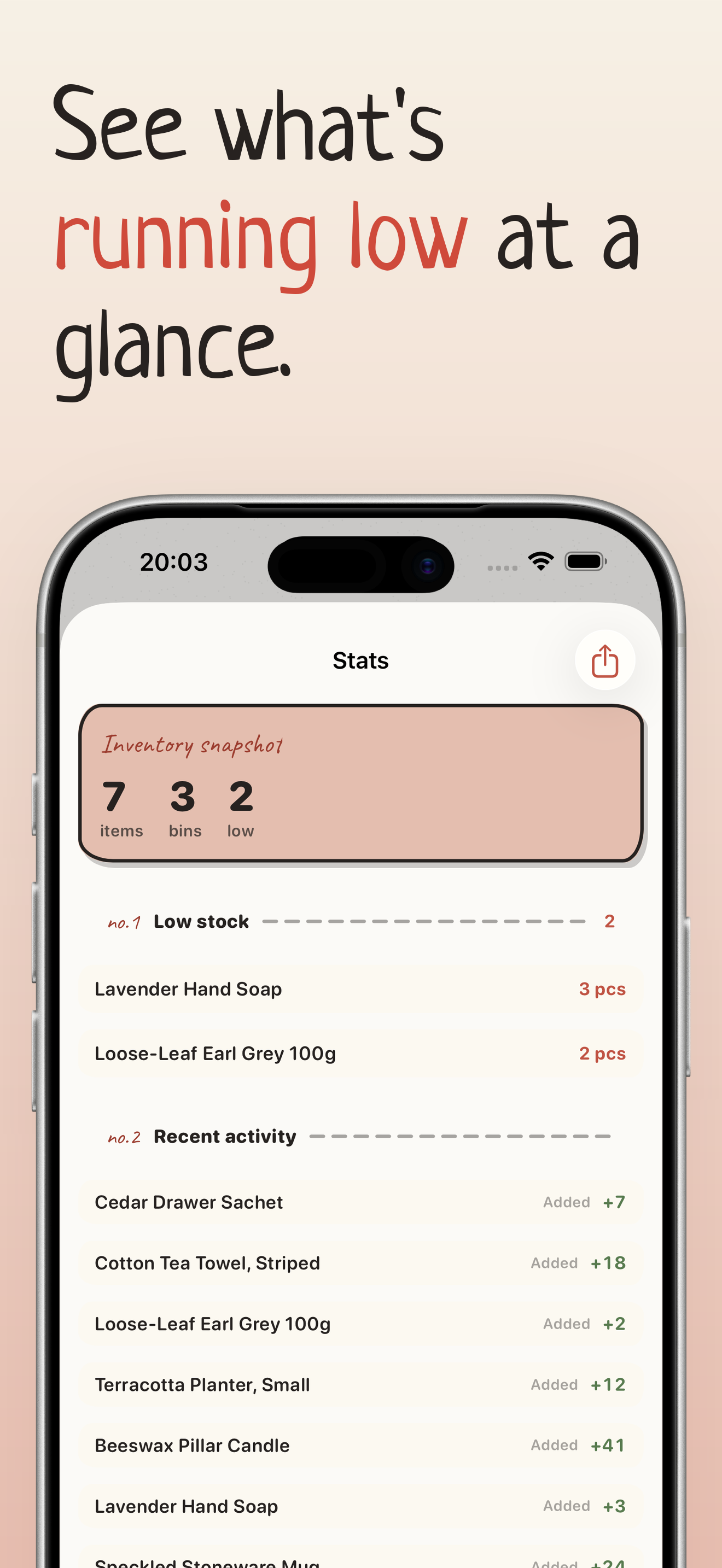Stockpile: Inventory Tracker screenshot 3